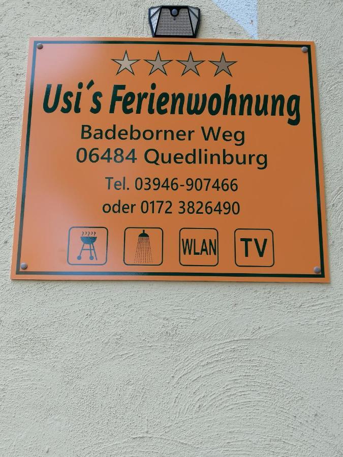 Usis_Ferienwohnung Im Harz Quedlinburg Kültér fotó